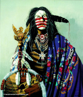 Power of the Eagle 1997 Limited Edition Print - J.D. Challenger Power of the Eagle 1997 Limited Edition Print - J.D. Challenger