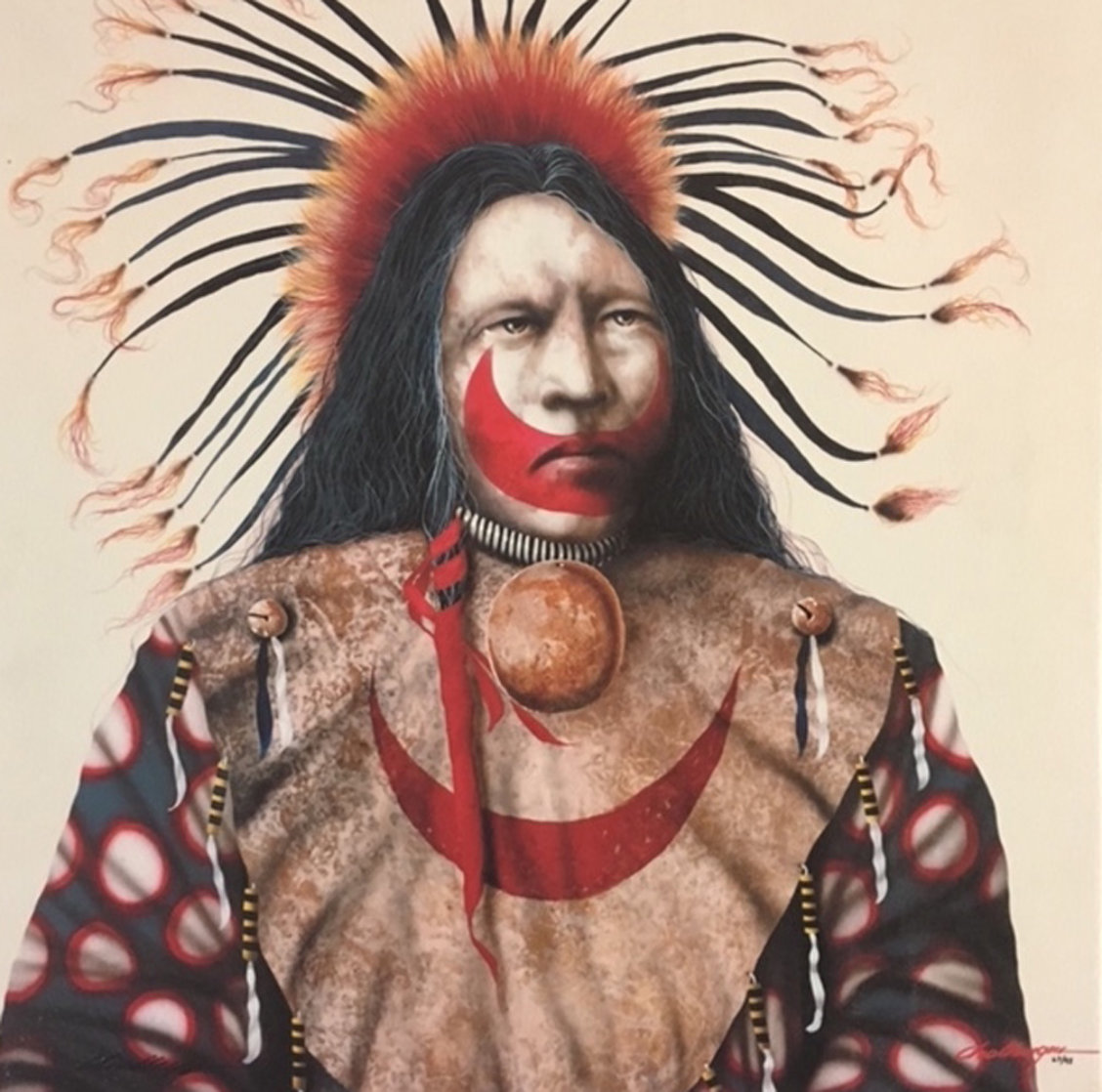 Red Moon 1998 Limited Edition Print by J.D. Challenger Red Moon 1998 Limited Edition Print by J.D. Challenger