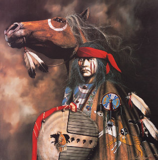 War Ponies 2000 Limited Edition Print - J.D. Challenger War Ponies 2000 Limited Edition Print - J.D. Challenger