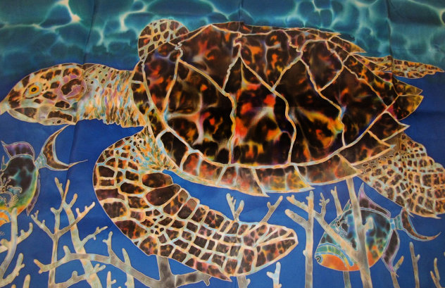 Hawksbill and Triggers 2000 26x43 Limited Edition Print by Daniel Jean-Baptiste