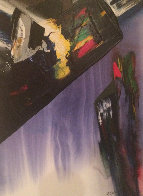Phenomena Shaman Turn 1987 52x39 Huge Original Painting by Paul Jenkins - 0