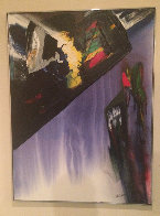 Phenomena Shaman Turn 1987 52x39 Huge Original Painting by Paul Jenkins - 1