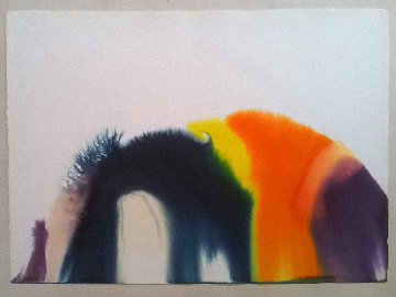 Phenomena Spectrum Bend Watercolor 1977 30x40 Watercolor - Paul Jenkins Phenomena Spectrum Bend Watercolor 1977 30x40 Watercolor - Paul Jenkins