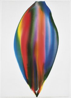 Phenomena Heart's Blood Watercolor 1972 41x30 Watercolor - Paul Jenkins Phenomena Heart's Blood Watercolor 1972 41x30 Watercolor - Paul Jenkins
