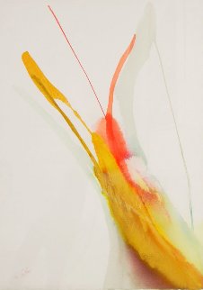 Phenomena High Ride 1964 Watercolor 34x26 Original Painting - Paul Jenkins Phenomena High Ride 1964 Watercolor 34x26 Original Painting - Paul Jenkins