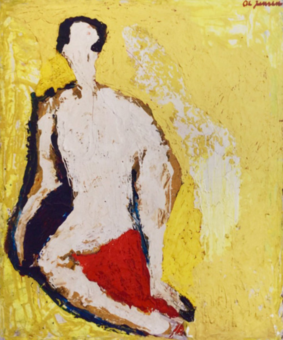 Untitled Painting 51x44 Original Painting by Alfred Julio Jensen Untitled Painting 51x44 Original Painting by Alfred Julio Jensen