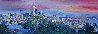 Seattle Sunset 2014 20x55 - Washington Original Painting by Jerry Blank - 1