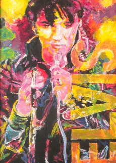 Elvis 2008 41x24 Original Painting - Jerry Blank Elvis 2008 41x24 Original Painting - Jerry Blank