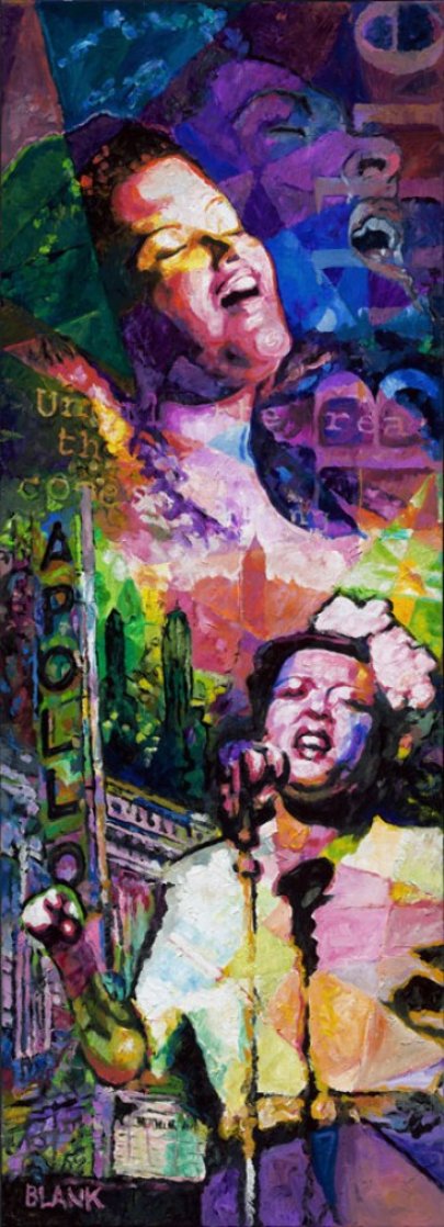 Billie Holiday 2007 72x26 Huge Other by Jerry Blank