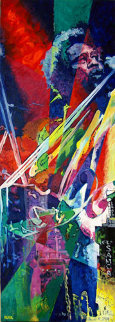 Charles Mingus 2007 72x26 Huge Original Painting - Jerry Blank