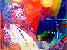 Ray Charles 2008 72x26 - Huge Mural Size Original Painting by Jerry Blank - 2