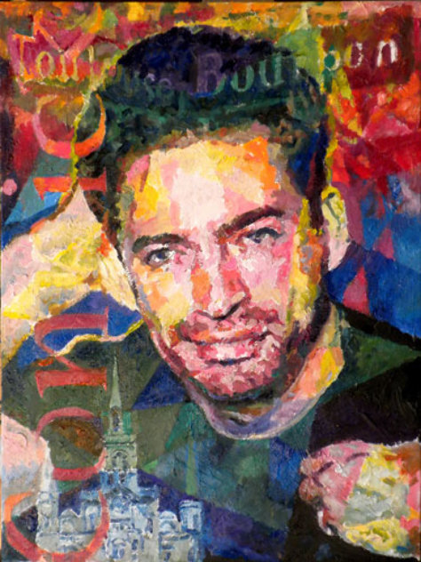 Harry Connick 2010 American Idol 24x18 Original Painting by Jerry Blank