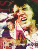 King Elvis Presley 2008 24x18 Original Painting by Jerry Blank - 3