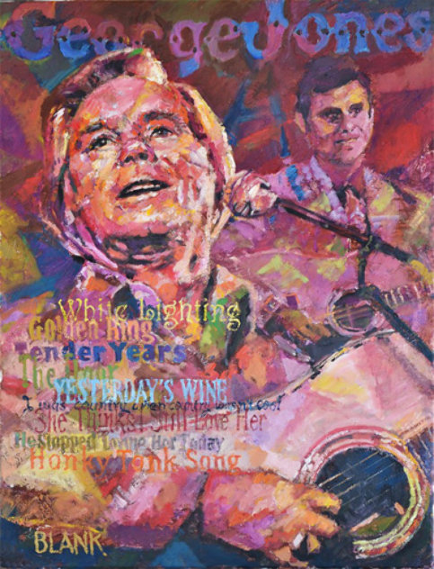 George Jones 2014 24x18 Other by Jerry Blank