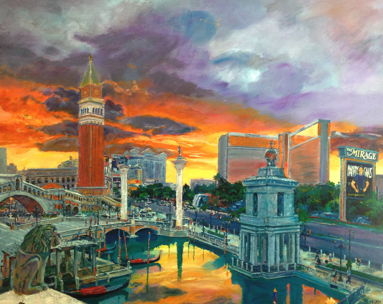 Venetian Hotel 2004 Huge Limited Edition Print by Jerry Blank Venetian Hotel 2004 Huge Limited Edition Print by Jerry Blank