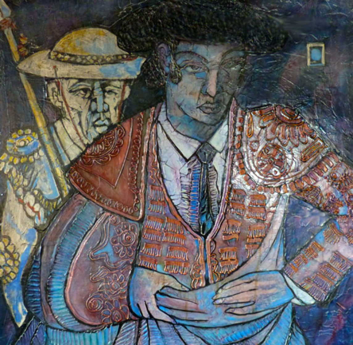 El Torero 40x40 Original Painting by Jesus Fuertes El Torero 40x40 Original Painting by Jesus Fuertes