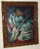 Lovers 1994 37x31 Original Painting by Jett Jackson - 1