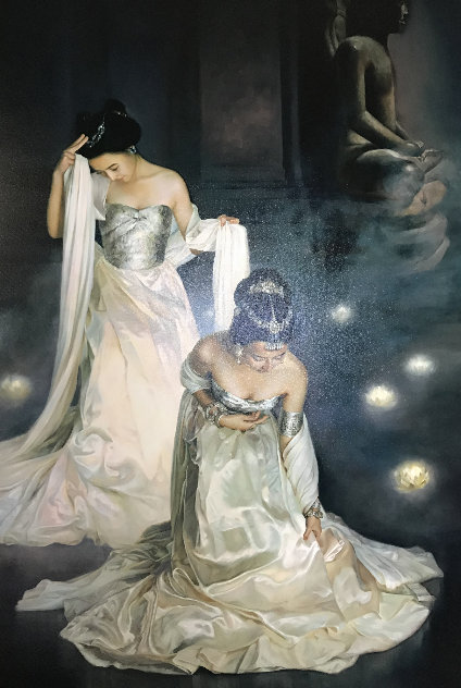 Dancers 1998 Limited Edition Print by Jia Lu