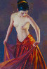 Flamenco 36x22 Original Painting by Jia Lu - 0