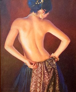 Grace 2002 36x33 Original Painting - Jia Lu Grace 2002 36x33 Original Painting - Jia Lu