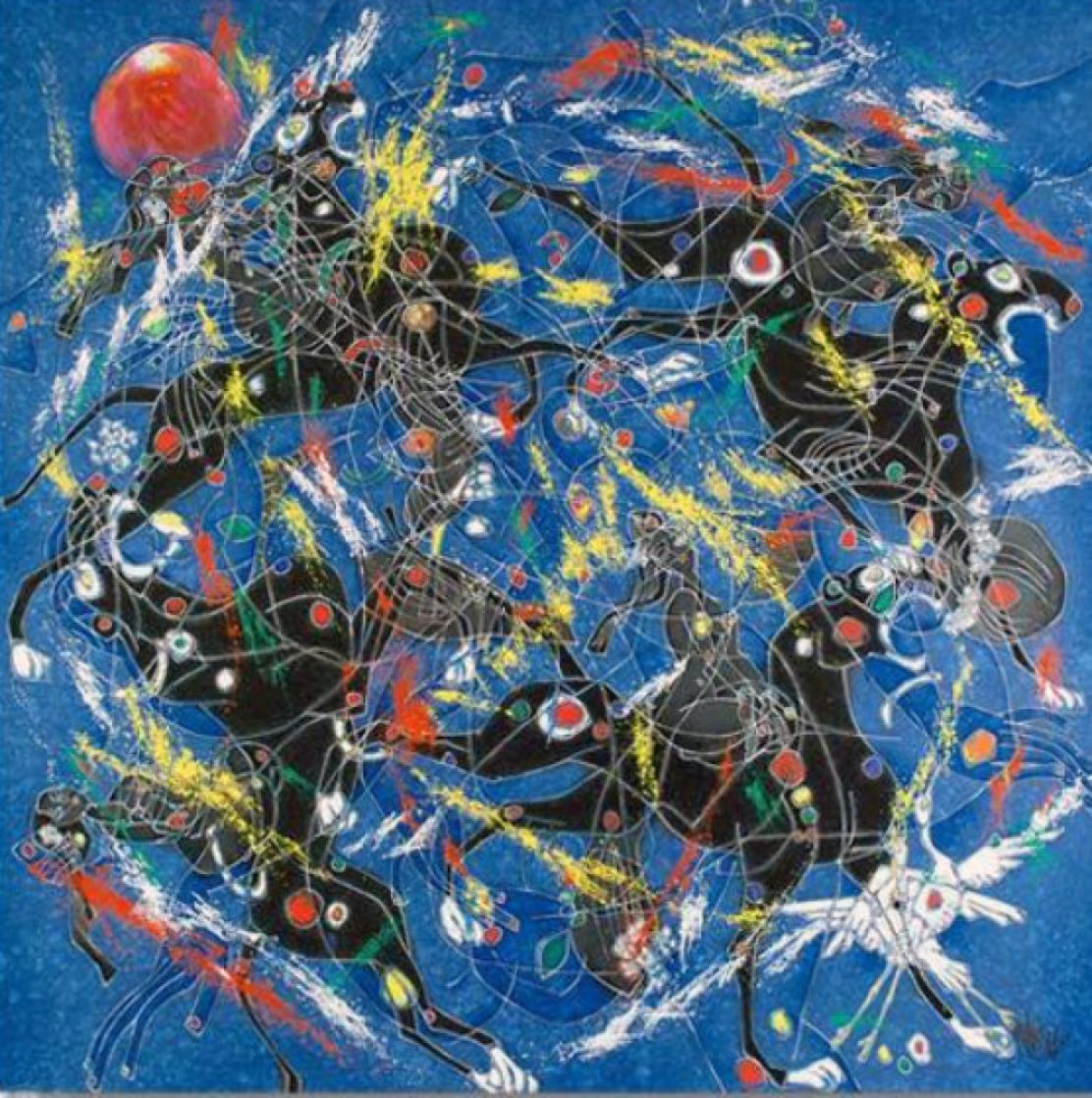 Song of the Panthers 1995 Limited Edition Print by Tie-Feng Jiang Song of the Panthers 1995 Limited Edition Print by Tie-Feng Jiang