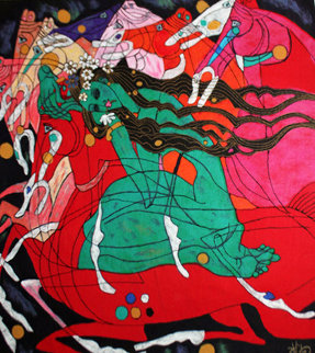 Emerald Lady 1983 Limited Edition Print - Tie-Feng Jiang