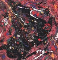 Black Horse 1986 Limited Edition Print by Tie-Feng Jiang - 2 Black Horse 1986 Limited Edition Print by Tie-Feng Jiang - 2