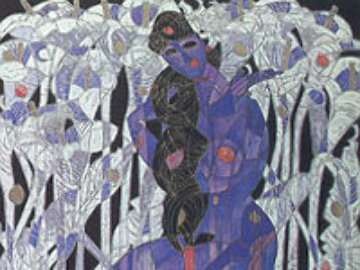 Calla Lilies 1987 Limited Edition Print - Tie-Feng Jiang Calla Lilies 1987 Limited Edition Print - Tie-Feng Jiang