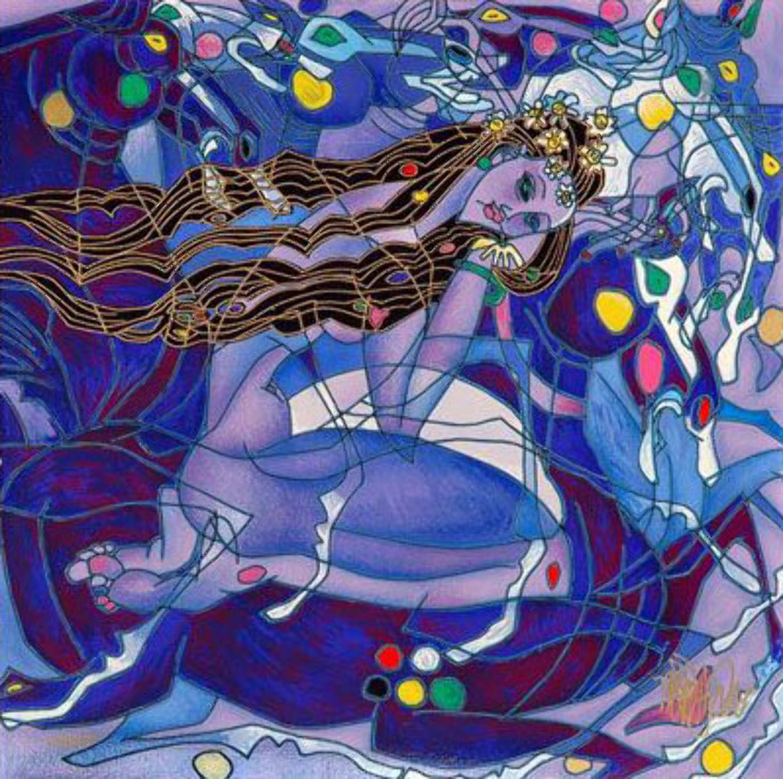 Sweet Lady Suite - Purple State 2001 Limited Edition Print by Tie-Feng Jiang Sweet Lady Suite - Purple State 2001 Limited Edition Print by Tie-Feng Jiang