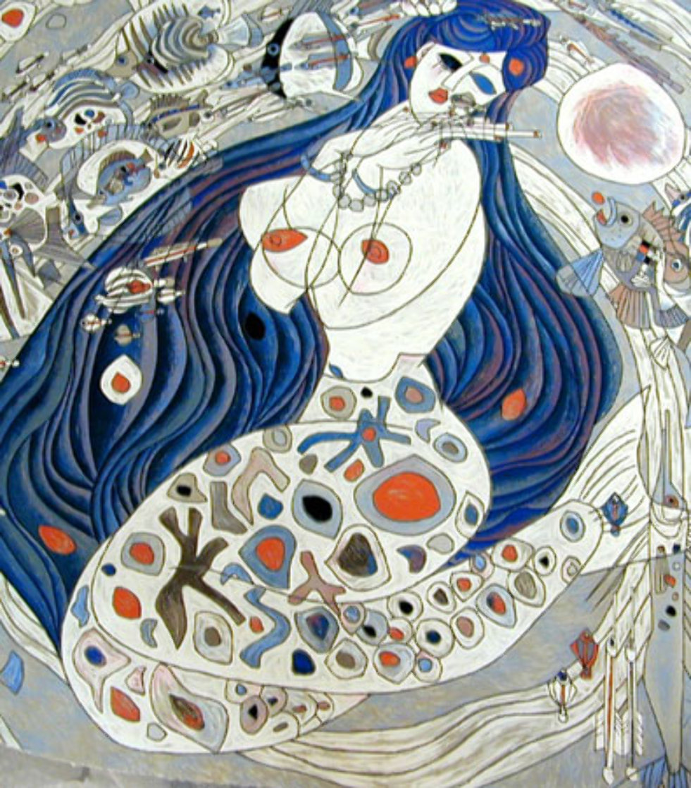 White Mermaid 1988 Limited Edition Print by Tie-Feng Jiang White Mermaid 1988 Limited Edition Print by Tie-Feng Jiang