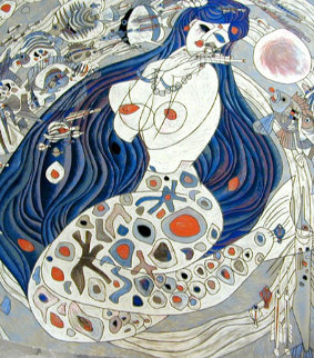 White Mermaid 1988 Limited Edition Print - Tie-Feng Jiang