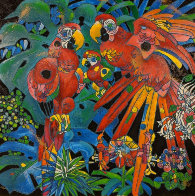 Birds of Paradise 1997 Limited Edition Print by Tie-Feng Jiang - 0 Birds of Paradise 1997 Limited Edition Print by Tie-Feng Jiang - 0