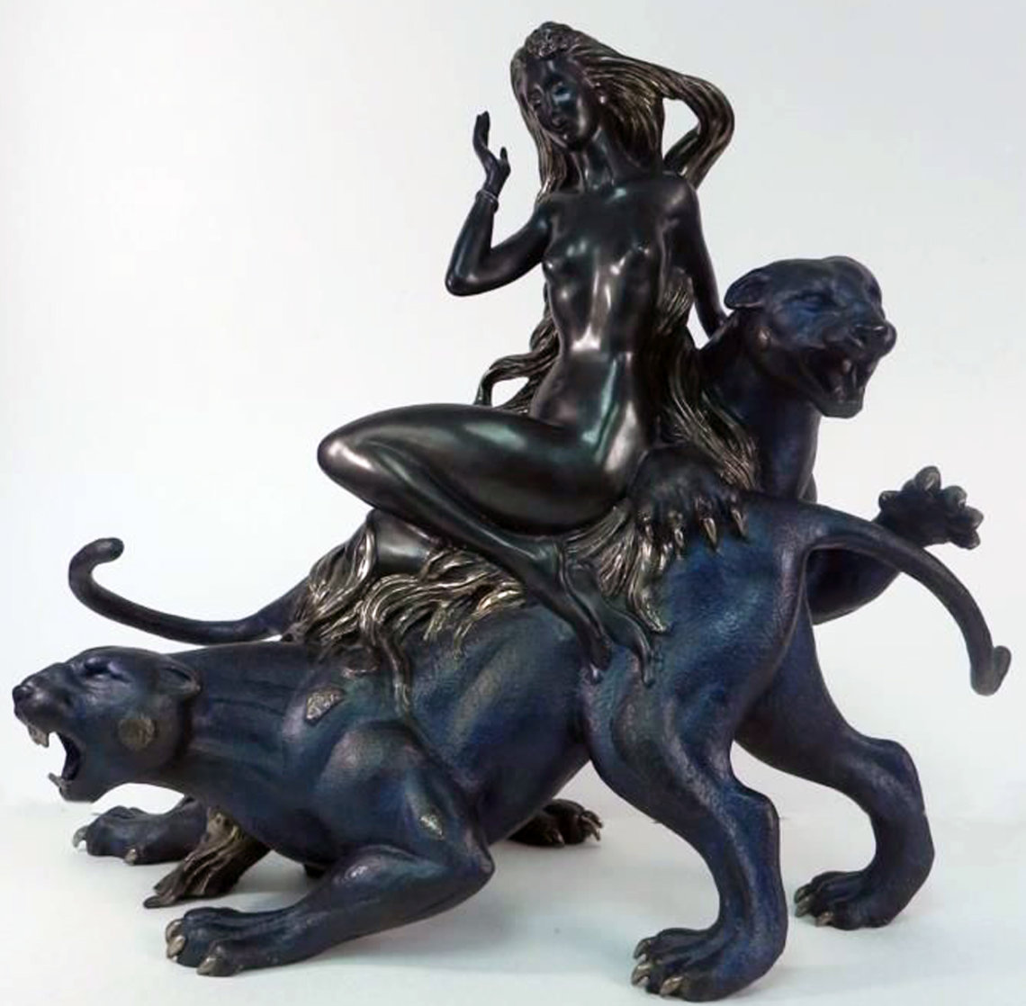 Mountain Ghost Bronze Sculpture 1989 19 in Sculpture by Tie-Feng Jiang Mountain Ghost Bronze Sculpture 1989 19 in Sculpture by Tie-Feng Jiang