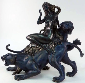 Mountain Ghost Bronze Sculpture 1989 19 in Sculpture - Tie-Feng Jiang Mountain Ghost Bronze Sculpture 1989 19 in Sculpture - Tie-Feng Jiang