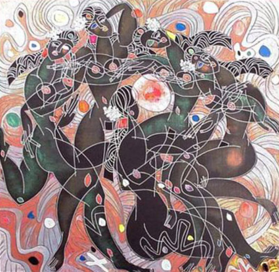 Playing Water 1998 AP Limited Edition Print by Tie-Feng Jiang Playing Water 1998 AP Limited Edition Print by Tie-Feng Jiang