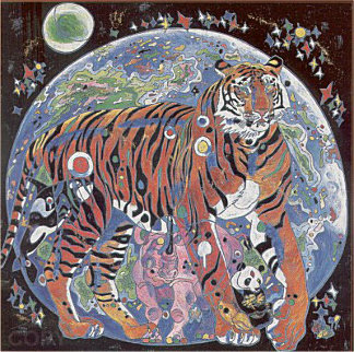 Beautiful Tomorrow 1999 40x40 Super Huge Limited Edition Print - Tie-Feng Jiang Beautiful Tomorrow 1999 40x40 Super Huge Limited Edition Print - Tie-Feng Jiang