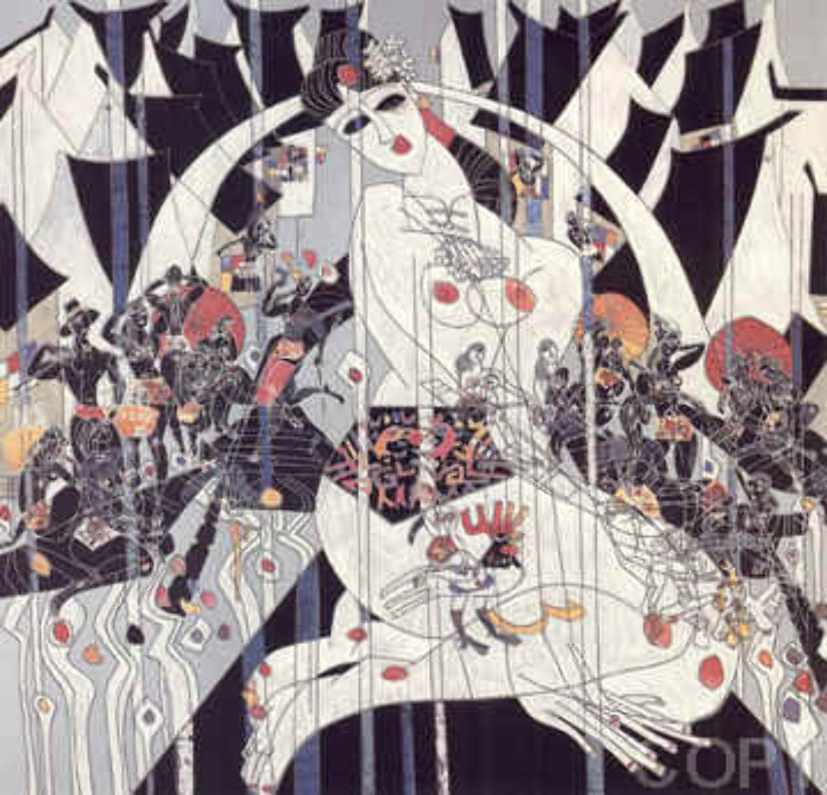 Girl Of Souzhou 1988 Limited Edition Print by Tie-Feng Jiang Girl Of Souzhou 1988 Limited Edition Print by Tie-Feng Jiang