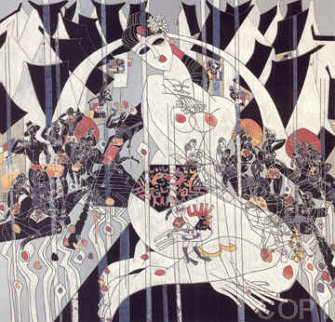 Girl Of Souzhou 1988 Limited Edition Print - Tie-Feng Jiang Girl Of Souzhou 1988 Limited Edition Print - Tie-Feng Jiang