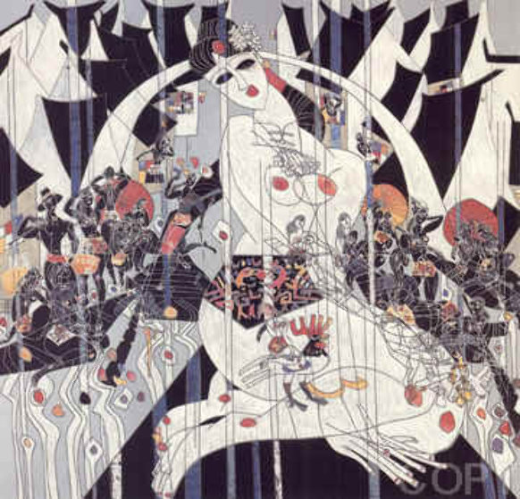 Girl Of Souzhou 1988 Limited Edition Print by Tie-Feng Jiang Girl Of Souzhou 1988 Limited Edition Print by Tie-Feng Jiang