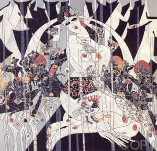 Girl Of Souzhou 1988 Limited Edition Print by Tie-Feng Jiang