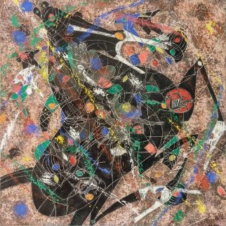Black Horse 1988 Limited Edition Print - Tie-Feng Jiang Black Horse 1988 Limited Edition Print - Tie-Feng Jiang