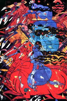 Running Horses 1989 Limited Edition Print - Tie-Feng Jiang Running Horses 1989 Limited Edition Print - Tie-Feng Jiang