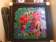 Birds of Paradise 1997 Limited Edition Print by Tie-Feng Jiang - 2 Birds of Paradise 1997 Limited Edition Print by Tie-Feng Jiang - 2