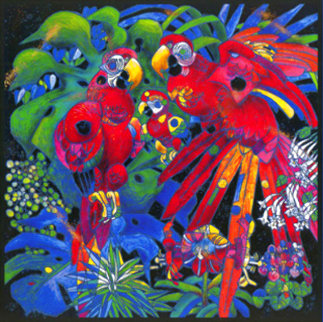 Birds of Paradise 1997 Limited Edition Print - Tie-Feng Jiang Birds of Paradise 1997 Limited Edition Print - Tie-Feng Jiang