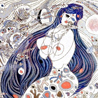 White Mermaid AP 1988 Limited Edition Print - Tie-Feng Jiang White Mermaid AP 1988 Limited Edition Print - Tie-Feng Jiang