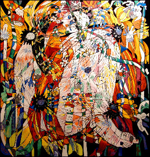 Blossoming Flowers 1987 - Huge Limited Edition Print - Tie-Feng Jiang Blossoming Flowers 1987 - Huge Limited Edition Print - Tie-Feng Jiang