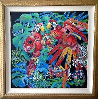 Birds of Paradise 1997 - Huge Limited Edition Print by Tie-Feng Jiang - 5