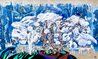 Stone Forest 1991 - Huge Framed - Mural Size - 44x67 Limited Edition Print by Tie-Feng Jiang - 0
