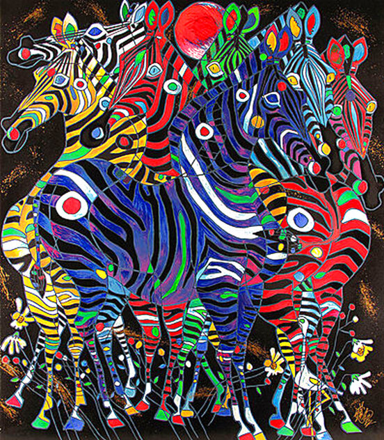 Harmony - Huge 49x43 by Tie-Feng Jiang
