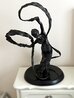 Ribbon Dancer Bronze Sculpture 1990 - 27 in Sculpture by Tie-Feng Jiang - 3